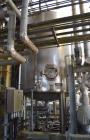 Used Feldmeier Pressure Tank, Approximate 4475 Gallon, 304L Stainless Steel, Vertical. Approximate 96” diameter x 132” straight side, dished top and bottom. Internal rated 14.69 psi & 1.3 psi vacuum ...