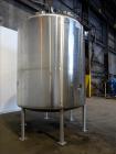 Used- Feldmeier Tank, Approximate 3,300 gallon, 316L Stainless Steel, Vertical.