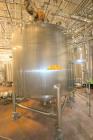 Used Feldmeier Stainless Steel Single Wall Mix Tank, Approximate 1,500 Gallon, Vertical. Internal Tank Dims.  Approx. 92