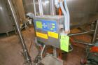 Used Feldmeier Stainless Steel Single Wall Mix Tank, Approximate 1,500 Gallon, Vertical. Internal Tank Dims.  Approx. 92
