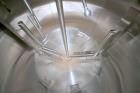 Used- Feldmeier Stainless Steel Single Wall Mix Tank, Approximate 1,500 Gallon, Vertical. Internal Tank Dims.  Approx. 92