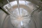 Used Feldmeier Stainless Steel Single Wall Mix Tank, Approximate 1,500 Gallon, Vertical. Internal Tank Dims.  Approx. 92