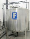 Used Feldmeier 1500 Gallon Stainless Steel Tank, Vertical.