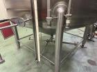 Feldmeier 2,500 Gallon Single Wall Vertical Mix Tank with cone Bottom.