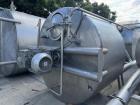 Used Feldmeier 1,700 Gallon 316 Stainless Steel Jacketed Tank. Double motion scraper agitation. Approximate 8' diameter X 4' straight side with approximate 45 degree cone bottom with 4