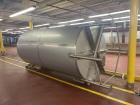 Used Feldmeier 4,000 Gallon Stainless Steel Tank | Dished Top | Sloped Bottom | 6-Leg Mount