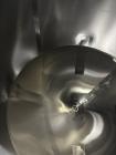Used Tank, Feldmeier 1,000 Gallon, Stainless steel. Dish top, Cone Bottom, On casters with bottom discharge valve.