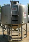Used Feldmeier Mix Tank, 1000 Gallon, 304 Stainless Steel, Vertical. 82