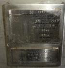 Used Four Corp Pressure Tank, Approximately 1,250 Gallon, 304 Stainless Steel.