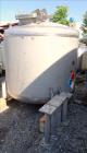 Used- Four Corp. Pressure Tank, Approximate 1,000 Gallon, 316L Stainless Steel