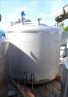 Used- Four Corp. Pressure Tank, Approximate 1,000 Gallon, 316L Stainless Steel