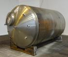 Used G&F Manufacturing Tank, 2500 Gallon, 316L Stainless Steel, Vertical.