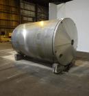 Used G&F Manufacturing Tank, 2500 Gallon, 316L Stainless Steel, Vertical.