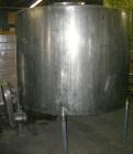 USED: G & F Manufacturing tank, 1000 gallon, 304 stainless steel, vertical. 74