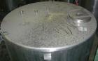 USED: G & F Manufacturing tank, 1000 gallon, 304 stainless steel, vertical. 74