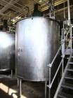 Used Groen Tank, 2000 Gallon, Model 2000 SP, Stainless Steel, Vertical. 84
