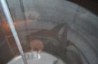 Used Groen Tank, 2500 Gallons, 304 Stainless Steel, Vertical. 90” Diameter x 78” straight side, dished top and bottom. Openings top (2) 1-5/8” threaded, 2-1/2” threaded, 15-3/4” man way with cover. 2...