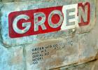 Used Groen Tank, 2500 Gallons, 304 Stainless Steel, Vertical. 90” Diameter x 78” straight side, dished top and bottom. Openings top (2) 1-5/8” threaded, 2-1/2” threaded, 15-3/4” man way with cover. 2...