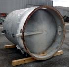 Used 2000 Gallon Stainless Steel Groen Pressure Tank, Model 2B-WC-1000