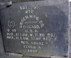 Used 2000 Gallon Stainless Steel Groen Pressure Tank, Model 2B-WC-1000 