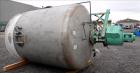 Used 2000 Gallon Stainless Steel Groen Pressure Tank, Model 2B-WC-1000 