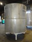 Used Hicks Inc. Tank, 3,000 Gallon, 304 Stainless Steel, Vertical.