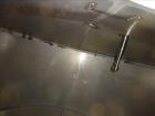 Used- Hicks Inc. Tank, 3,000 Gallon, 304 Stainless Steel, Vertical.