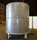 Used Hicks Inc. Tank, 3,000 Gallon, 304 Stainless Steel, Vertical.