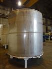Used Hicks Inc. Tank, 3,000 Gallon, 304 Stainless Steel, Vertical.