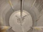 Used Industrial Piping, 1500 Gallon, 304L Stainless Steel, Vertical Tank.