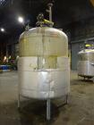 Used Industrial Piping Tank, Approximate 1500 Gallon, 304L Stainless Steel, Ver