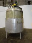Used Industrial Piping Tank, Approximate 1500 Gallon, 304L Stainless Steel, Ver