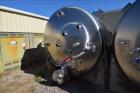 Used- Inox-Tech Pressure Tank, Approximate 3,000 Gallon