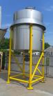 Used 1,900 Gallon JV Northwest Stainless Steel Jacketed Tank with 3 HP Agitator – 45 PSI, UM Stamped