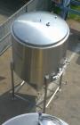 Used 2,000 Gallon JV Northwest Stainless Steel Jacketed Vertical Tank – Cone Bottom, Tri-Clamp Fittings