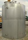 Used Keller Sales And Engineering Tank, 2,858 Gallon, 304 Stainless Steel, Vertical. Approximately 90