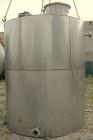 Used Keller Sales And Engineering Tank, 2,858 Gallon, 304 Stainless Steel, Vertical. Approximately 90