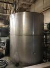 Used- 3000 Gallon Vertical Stainless Steel Storage Tank
