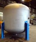 Unused- Graver Water Systems Approximate 4000 Gallon Mixed Bed Vessel Ion Exchange Column Tank. Manufactured by Kennedy Tank, 304/304L stainless steel, vertical. 120
