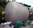 Unused- Graver Water Systems Approximate 4000 Gallon Mixed Bed Vessel Ion Exchange Column Tank. Manufactured by Kennedy Tank, 304/304L stainless steel, vertical. 120