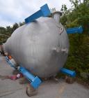 Unused- Graver Water Systems Approximate 4700 Gallon Cation Vessel Ion Exchange Column Tank. Manufactured by Kennedy Tank, 316/316L stainless steel, vertical. 120