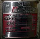 Unused- Graver Water Systems Approximate 4700 Gallon Cation Vessel Ion Exchange Column Tank. Manufactured by Kennedy Tank, 316/316L stainless steel, vertical. 120