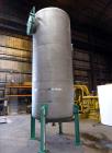 Unused- Graver Water Systems Approximate 3000 Gallon Exhausted Resin Storage Vessel. Manufactured by Kennedy Tank, 304/304L stainless steel, vertical. 72