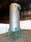 Unused- Graver Water Systems Approximate 3000 Gallon Exhausted Resin Storage Vessel. Manufactured by Kennedy Tank, 304/304L stainless steel, vertical. 72