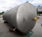 Unused- Graver Water Systems Approximate 3000 Gallon Exhausted Resin Storage Vessel. Manufactured by Kennedy Tank, 304/304L stainless steel, vertical. 72