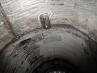Unused- Graver Water Systems Approximate 3000 Gallon Exhausted Resin Storage Vessel. Manufactured by Kennedy Tank, 304/304L stainless steel, vertical. 72