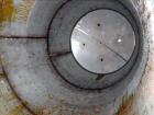 Used-Kennedy Tank, Approximate 3,500 Gallon, 7' Diameter x 15' High, Vertical, Stainless Steel. Dished Heads. (4) Angle iron...