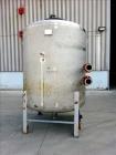 Used Komline-Sanderson Tank, Approximate 1500 Gallon, 316 Stainless Steel, Vert