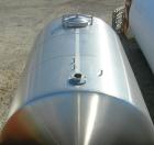 Used L'Hoir Incorporated Tank, 3,602 Gallon (3000 Imperial), 304 stainless steel, horizontal. Approximately 91 1/2