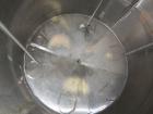 Used Langsenkamp Tank, 2000 Gallon, 304 Stainless Steel, Vertical. 84